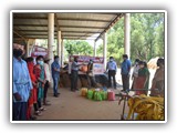 Distribution of ration kits to farm labours during lockdown